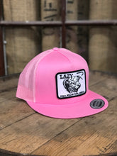 Load image into Gallery viewer, Lazy J Ranch Wear Pink &amp; Pink 4&quot; Cattle Headquarters Cap
