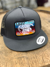 Load image into Gallery viewer, Lazy J Ranch Wear Grey &amp; Grey 4&quot; Serape Elevation Patch Cap
